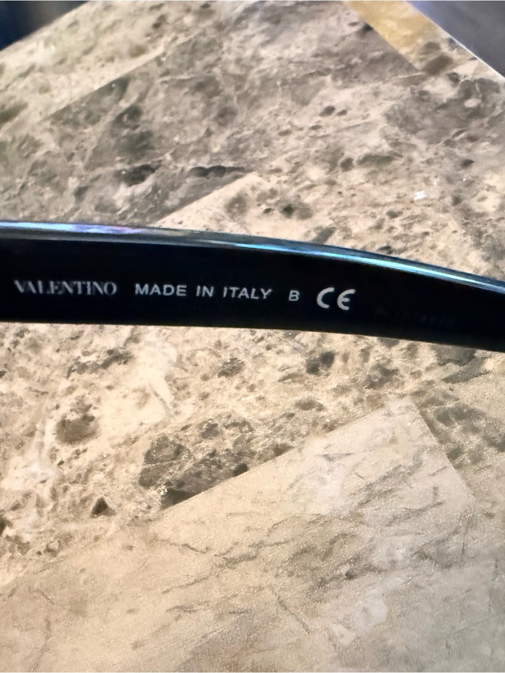 Valentino Black Oversized Cat-Eye Women's Sunglasses - Picture 4 of 4